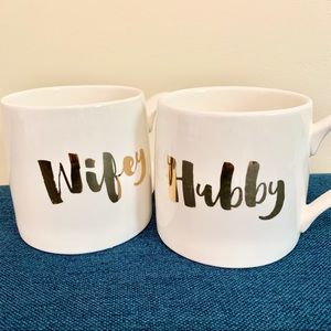 Newlywed Wifey Hubby Mug Set